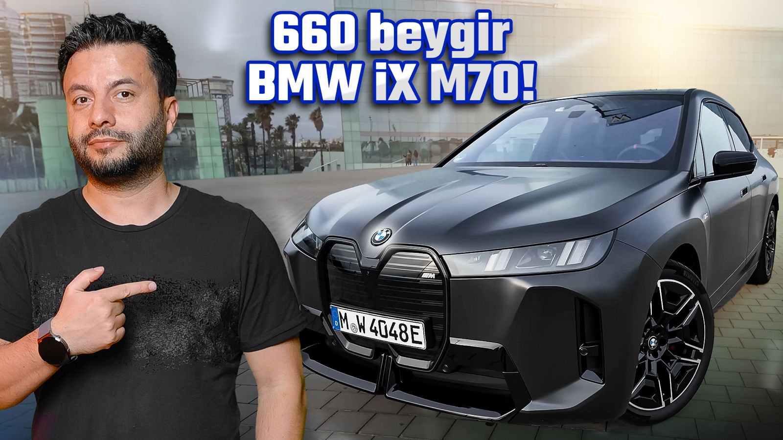 BMW iX M70 test surusu