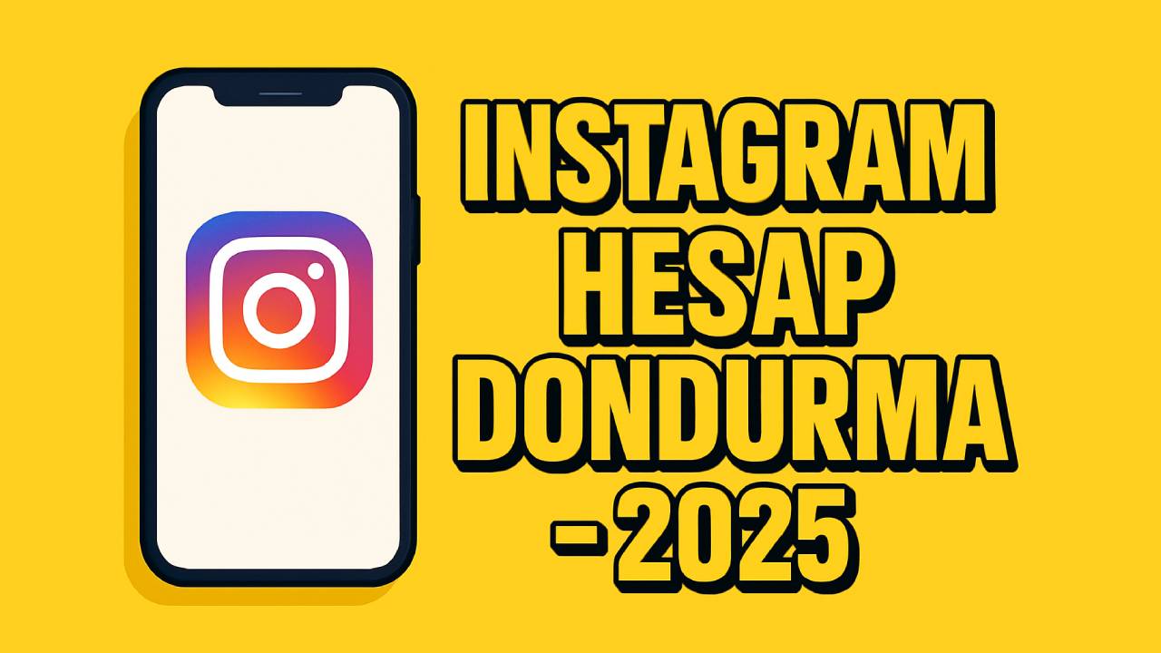 Instagram hesap dondurma