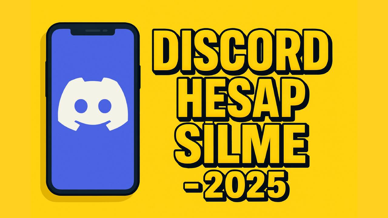 discord hesap silme