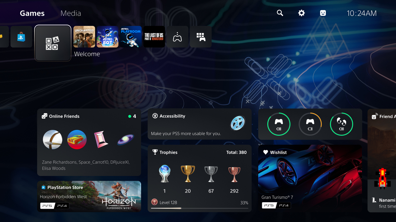 PS5 arayuzde buyuk degisim