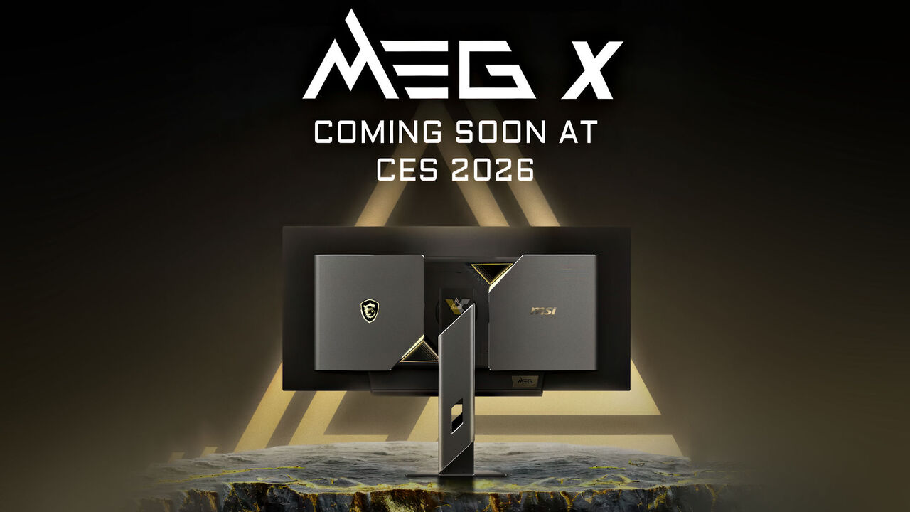 MSI MEG X QD OLED MONITOR CES 2026