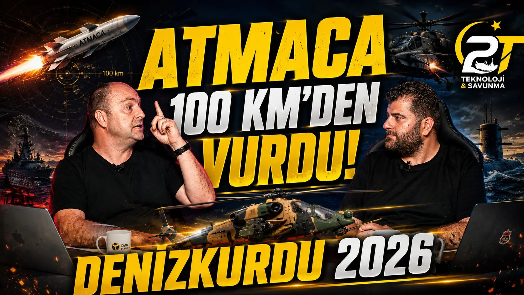 atmaca 100 km den vurdu denizkurdu 2026 2t savunma teknoloji .webp