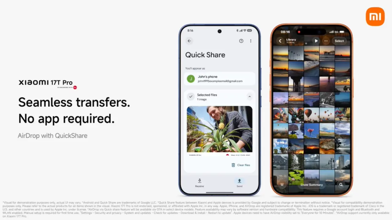 xiaomi 17t pro artik airdrop destegi sunuyor.webp